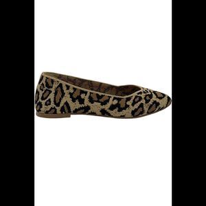Skechers Animal Print Washable Knit Slip On Cleo Claw-Some Natural - Wide